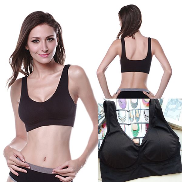 high stretch breathable sports bra women yoga tank seamless fitness sports bra gym vest fitness sport, White;black
high stretch breathable sports bra women yoga tank seamless fitness sports bra gym vest fitness sport, White;black