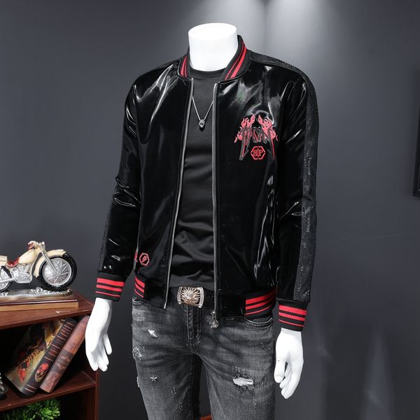 2020 casual jacket, light luxury, trendy jacket, three-dimensional sequin embroidery, personalized combination pattern, new men's cloth, Black
2020 casual jacket, light luxury, trendy jacket, three-dimensional sequin embroidery, personalized combination pattern, new men's cloth, Black