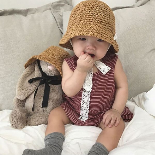 summer kids straw sun hats wide brim breathable girls boys hat solid color children beach cap with lace windproof cord hat, Blue;gray
summer kids straw sun hats wide brim breathable girls boys hat solid color children beach cap with lace windproof cord hat, Blue;gray