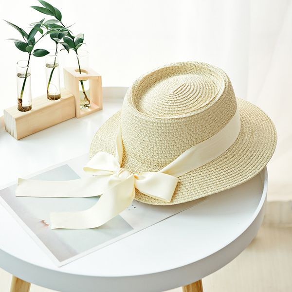 new summer sun hats women fashion girl straw hat ribbon bow beach hat casual straw flat panama bone feminino, Blue;gray
new summer sun hats women fashion girl straw hat ribbon bow beach hat casual straw flat panama bone feminino, Blue;gray