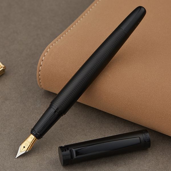 authentic hero matte black extreme steel metal fountain ink pen 0.5mm with iraurita nib with box for a gift
authentic hero matte black extreme steel metal fountain ink pen 0.5mm with iraurita nib with box for a gift