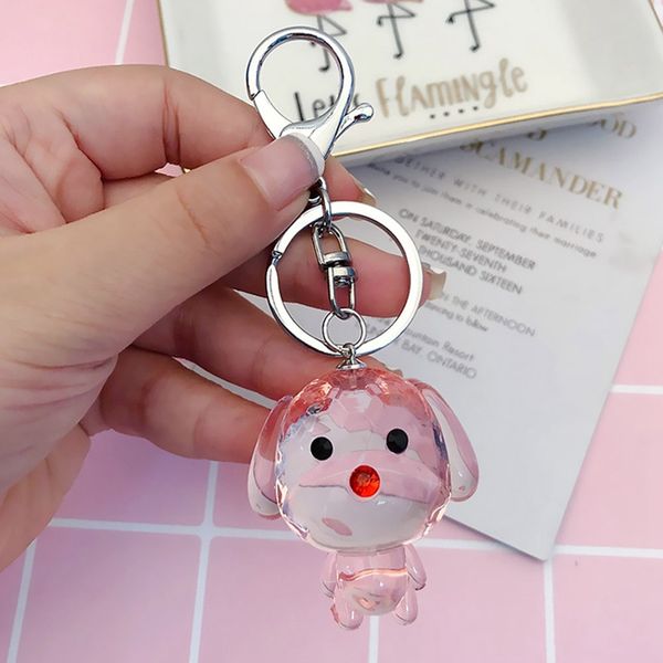 fashion cute acrylicdog keychain key ring creative cartoon mobile phone car pendant fun keychain women bag charm trinket, Silver
fashion cute acrylicdog keychain key ring creative cartoon mobile phone car pendant fun keychain women bag charm trinket, Silver