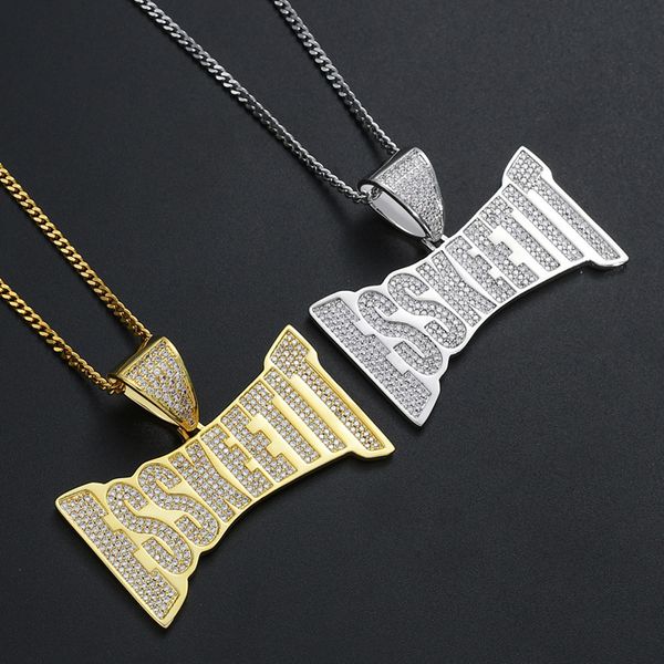 selling hiphop esskeetit lil pump gold plated personalized pendant necklace jewelry for unisex, Silver
selling hiphop esskeetit lil pump gold plated personalized pendant necklace jewelry for unisex, Silver