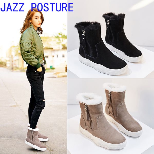 2020 fashionable ladies winter shoes new arrival women's ankle boots suede women's boots on the platform plush warm shoes q584, Black
2020 fashionable ladies winter shoes new arrival women's ankle boots suede women's boots on the platform plush warm shoes q584, Black