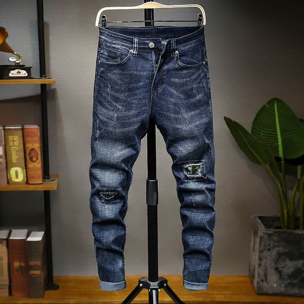 spring and summer new men's large tight pants jeans and jeanssize loose stretch harlan leggings fashionable all-match slim jeans ytgem, Blue
spring and summer new men's large tight pants jeans and jeanssize loose stretch harlan leggings fashionable all-match slim jeans ytgem, Blue