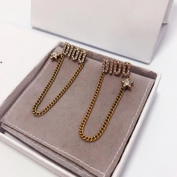 super personality retro alphabet diamond designer earrings luxury designer jewelry women earrings, Golden
super personality retro alphabet diamond designer earrings luxury designer jewelry women earrings, Golden