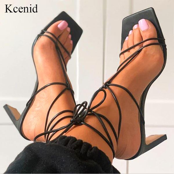kcenid 2020 summer new gladiator sandals shoes women high heels square toe sandals lady ankle wrap pump shoes size 35-41, Black
kcenid 2020 summer new gladiator sandals shoes women high heels square toe sandals lady ankle wrap pump shoes size 35-41, Black