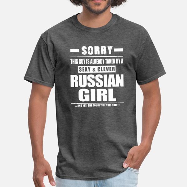 guy taken russian girl gift russia t shirt men character cotton s-xxxl male fitness fashion spring autumn formal shirt
guy taken russian girl gift russia t shirt men character cotton s-xxxl male fitness fashion spring autumn formal shirt