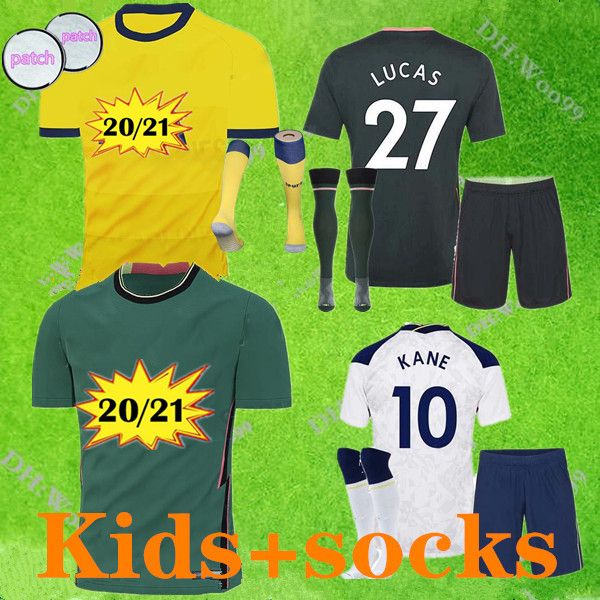 20 21 kane son bergwijn ndombele soccer jerseys 2020 2021 9# bale lucas spurs dele jersey football kit shirt children suit + socks, Black
20 21 kane son bergwijn ndombele soccer jerseys 2020 2021 9# bale lucas spurs dele jersey football kit shirt children suit + socks, Black