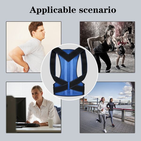 2020 adjustable posture correction device back shoulder correction posture spine belt, Black;blue
2020 adjustable posture correction device back shoulder correction posture spine belt, Black;blue