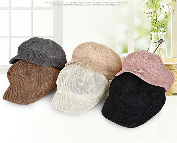 wide brim hats women's straw knit hat breathable sun cap summer for women fashion visor leisure caps, Blue;gray
wide brim hats women's straw knit hat breathable sun cap summer for women fashion visor leisure caps, Blue;gray