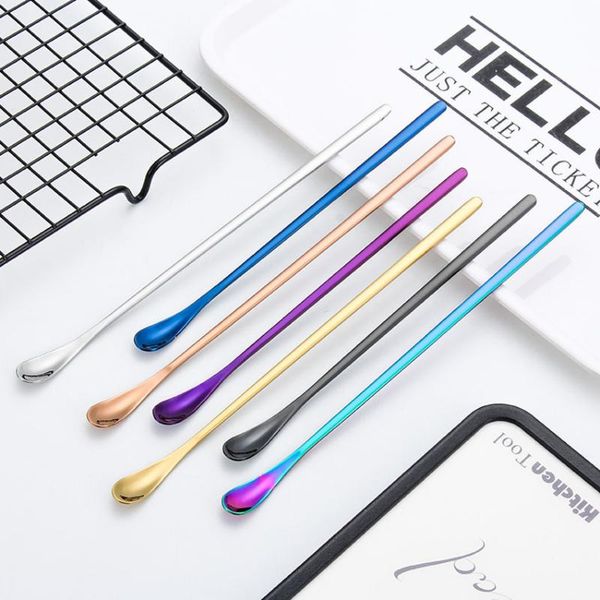 1pc stainless steel 7 color rainbow long handle stirring ice cream dessert spoon coffee juice drink spoons tableware
1pc stainless steel 7 color rainbow long handle stirring ice cream dessert spoon coffee juice drink spoons tableware
