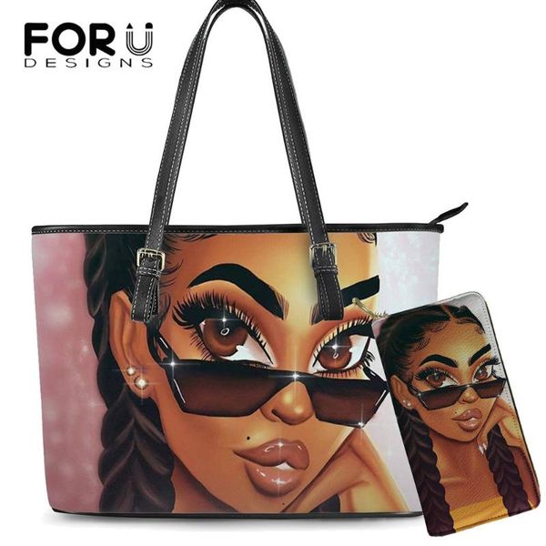 forudesigns 2pcs handbags set for women black art afro american girls printing beach shoulder bags ladies hand bag&purse female
forudesigns 2pcs handbags set for women black art afro american girls printing beach shoulder bags ladies hand bag&purse female
