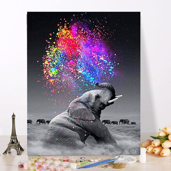 oil painting by numbers elephant animals diy 40x50cm frameless home decor digital painting on canvas for unique gift
oil painting by numbers elephant animals diy 40x50cm frameless home decor digital painting on canvas for unique gift