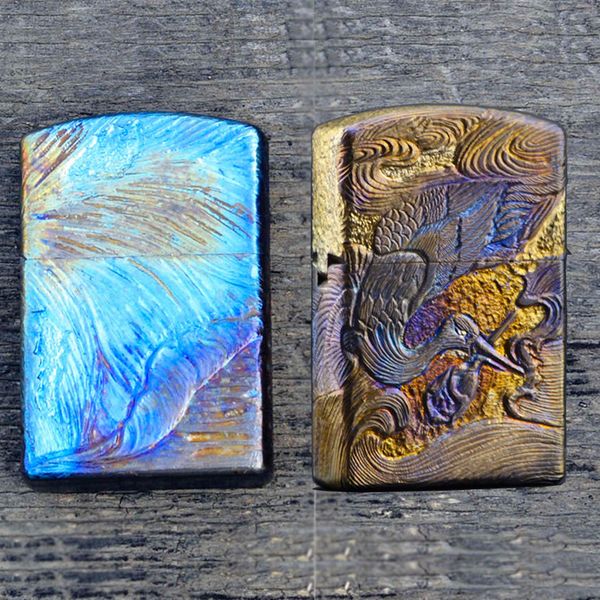 titaner hand carved titanium lighter series: lotus/phoenix gr5 titanium alloy cnc case outdoor survival camping tool stonewashed 33.5g
titaner hand carved titanium lighter series: lotus/phoenix gr5 titanium alloy cnc case outdoor survival camping tool stonewashed 33.5g