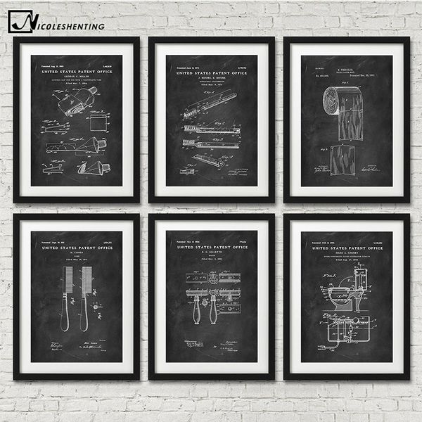 water closet toothpaste toilet paper patent funny poster vintage canvas print wall art picture painting modern bathroom decor
water closet toothpaste toilet paper patent funny poster vintage canvas print wall art picture painting modern bathroom decor