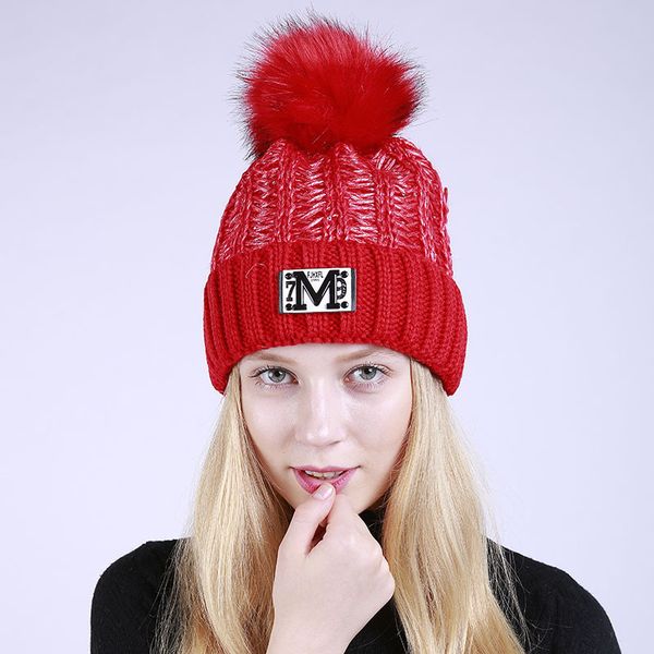 duojiaoyan winter warm girls lady hat curling label caps letter fashion hats plush warm cap thick knitted hair accessories, Blue;gray
duojiaoyan winter warm girls lady hat curling label caps letter fashion hats plush warm cap thick knitted hair accessories, Blue;gray