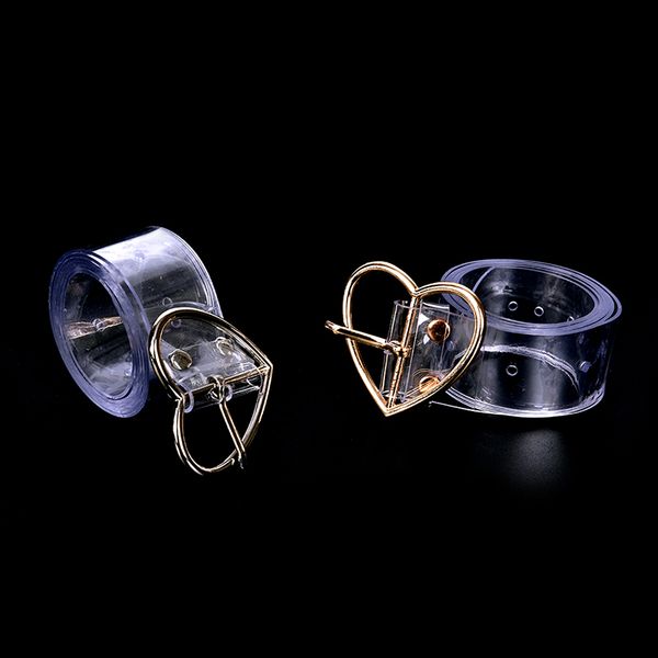 women waist belt plastic transparent long belt dress band heart pin buckle leather strap, Black;brown
women waist belt plastic transparent long belt dress band heart pin buckle leather strap, Black;brown