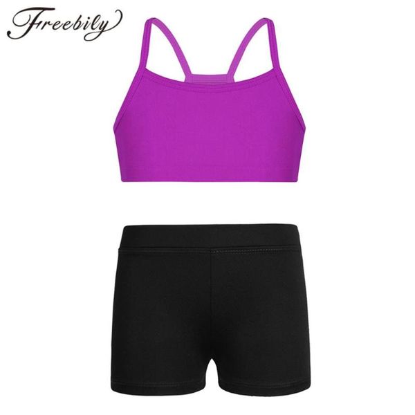 kids girls sport suit tanks bra crop with boy-cut low rise dance shorts children's yoga sports workout gym activewear, Black;blue
kids girls sport suit tanks bra crop with boy-cut low rise dance shorts children's yoga sports workout gym activewear, Black;blue