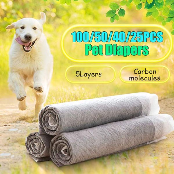 dog apparel 25/40/50/100pcs pet diapers disposable super absorbent training pee pads pets nappy dogs cleaning supplies
dog apparel 25/40/50/100pcs pet diapers disposable super absorbent training pee pads pets nappy dogs cleaning supplies