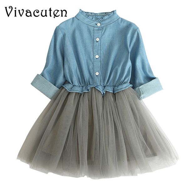 autumn baby girls denim stitching dress children's casual long sleeve mesh ball gown dresses for girls 3-8y cute kids clothing 
autumn baby girls denim stitching dress children's casual long sleeve mesh ball gown dresses for girls 3-8y cute kids clothing
