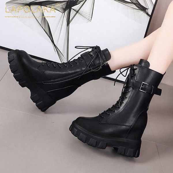 boots lapolaka 2021 square heels comfortable shoes ladies buckle decoration platform dropship woman, Black
boots lapolaka 2021 square heels comfortable shoes ladies buckle decoration platform dropship woman, Black
