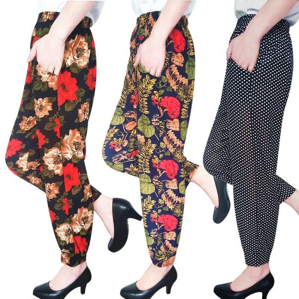 women clothing women pants ankle-length pants print high elastic trousers elastic waist european summer thin capris, Black;white
women clothing women pants ankle-length pants print high elastic trousers elastic waist european summer thin capris, Black;white