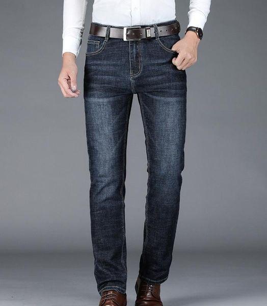 2020 new casual jeans men plus size jeans men pants f135, Blue