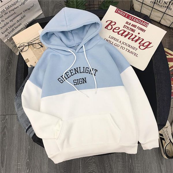 hoodies women hooded 2020 spring harajuku thicker plus velvet letter printed patchwork leisure girl sweatshirts womens pullover, Black
hoodies women hooded 2020 spring harajuku thicker plus velvet letter printed patchwork leisure girl sweatshirts womens pullover, Black