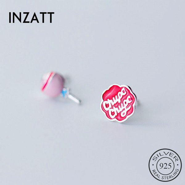 stud inzareal 925 sterling silver asymmetrical candy flower earrings for fashion women party cute fine jewelry accessories, Golden;silver 
stud inzareal 925 sterling silver asymmetrical candy flower earrings for fashion women party cute fine jewelry accessories, Golden;silver