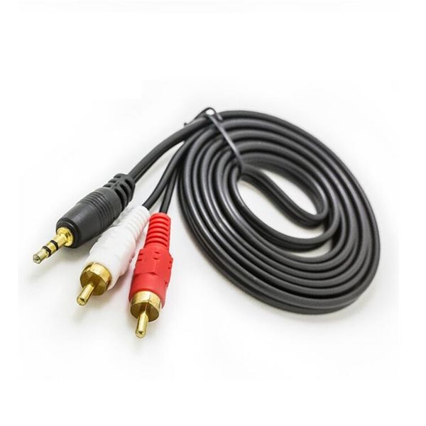 1.5m aux jack 3.5mm to 2 rca audio cable adapter male to male audio cable for mp3 mp4 player mobile phone
1.5m aux jack 3.5mm to 2 rca audio cable adapter male to male audio cable for mp3 mp4 player mobile phone