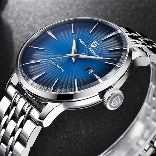 pagani design 2020 men fashion casual automatic mechanical watches waterproof 30m stainless steel brand luxury business watch 0924, Slivery;brown
pagani design 2020 men fashion casual automatic mechanical watches waterproof 30m stainless steel brand luxury business watch 0924, Slivery;brown