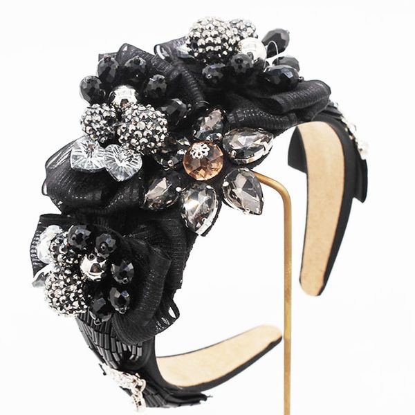 vintage baroque black beaded headband crystal headband rhinestones for hair accessories bridal crown headwear hair accessories, Golden;silver
vintage baroque black beaded headband crystal headband rhinestones for hair accessories bridal crown headwear hair accessories, Golden;silver