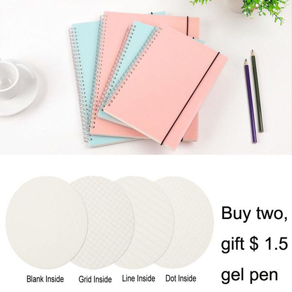 notepads color/transparent pp material cover silver double coil ring spiral notebook paper a5 b5 dot blank grid line inside notepad, Purple;pink
notepads color/transparent pp material cover silver double coil ring spiral notebook paper a5 b5 dot blank grid line inside notepad, Purple;pink