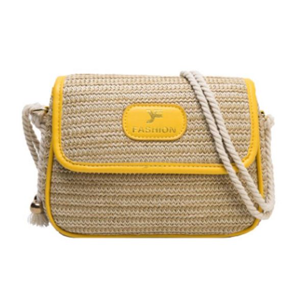 women casual style shoulder bag creative straw braid soft shoulder strap square crossbody messenger bag for travelling
women casual style shoulder bag creative straw braid soft shoulder strap square crossbody messenger bag for travelling