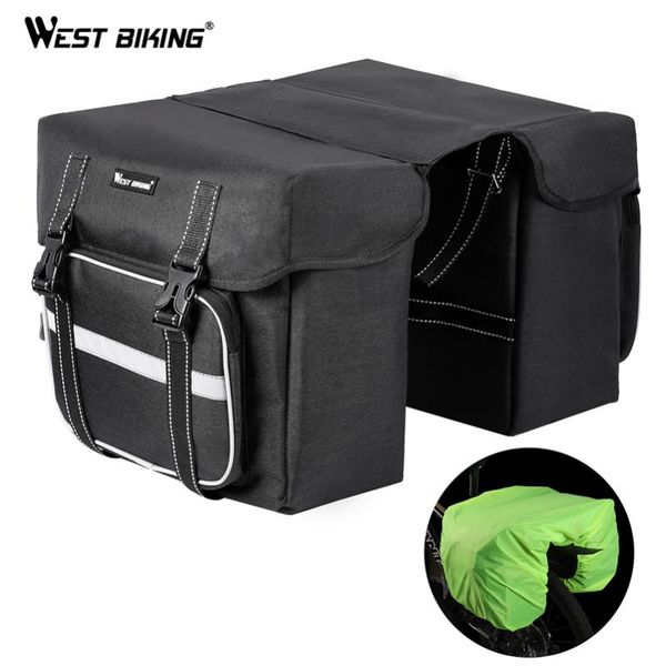 west biking bicycle panniers waterproof cycling bags 25l large capacity luggage rain cover cargo carrier basket mtb bike bags
west biking bicycle panniers waterproof cycling bags 25l large capacity luggage rain cover cargo carrier basket mtb bike bags