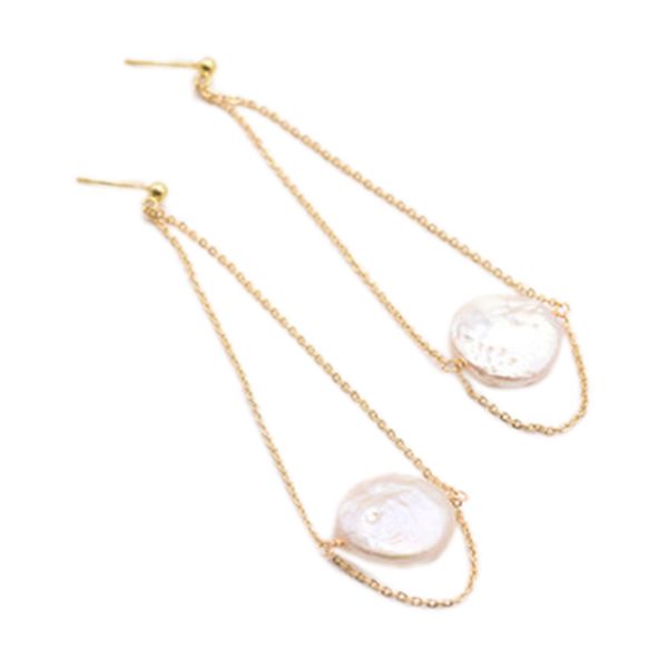 white pearl baroque pearl drop earrings simple handmade earrings stud women girls wedding birthday jewelry, Golden;silver
white pearl baroque pearl drop earrings simple handmade earrings stud women girls wedding birthday jewelry, Golden;silver
