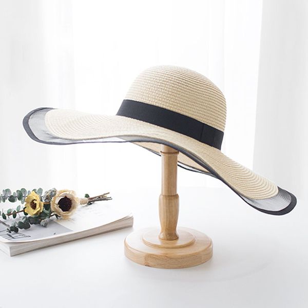 foldable large brim mesh brim straw sun hats beach outdoor travel caps summer shade bucket cap 4color size n5, Blue;gray
foldable large brim mesh brim straw sun hats beach outdoor travel caps summer shade bucket cap 4color size n5, Blue;gray