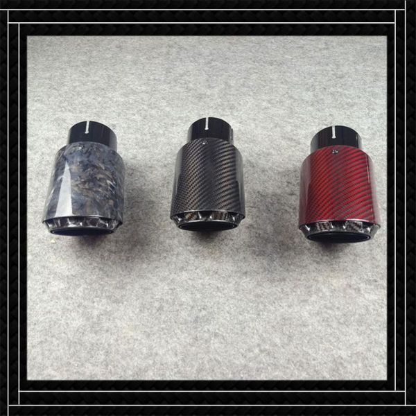 1 pair three layers new styling forged carbon fiber exhaust pipes car universal stainless steel muffler tailpipes
1 pair three layers new styling forged carbon fiber exhaust pipes car universal stainless steel muffler tailpipes