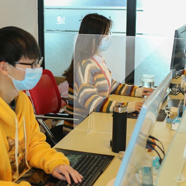 vograce oem logo custom acrylic baffle wholesale transparent acrylic desk protective baffles for school office bank, Silver
vograce oem logo custom acrylic baffle wholesale transparent acrylic desk protective baffles for school office bank, Silver