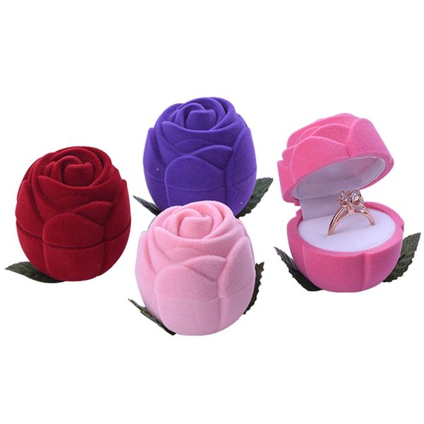 wedding ring box soft velvet rose jewelry case for special occasion valentine's day gift packing 4 colors, Pink;blue
wedding ring box soft velvet rose jewelry case for special occasion valentine's day gift packing 4 colors, Pink;blue