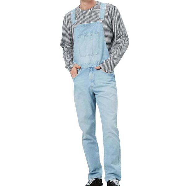 litthing мужчины тонкий повседневные джинсы комбинезоны pant pantalon homme men denim pant полный one piece полная длина рваные джинсы комби, Blue
litthing мужчины тонкий повседневные джинсы комбинезоны pant pantalon homme men denim pant полный one piece полная длина рваные джинсы комби, Blue