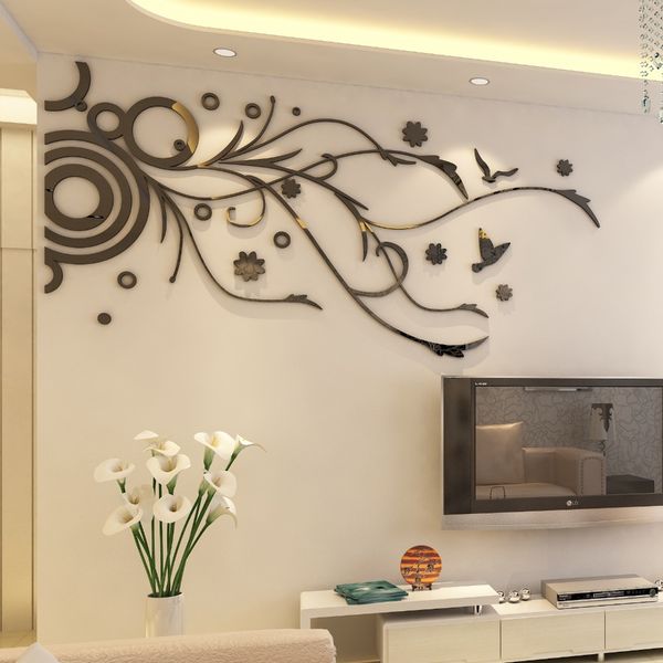 wall decor decals for tv background living room wall stickers 3d linear flower vine wallpaper modern style home decoration mural
wall decor decals for tv background living room wall stickers 3d linear flower vine wallpaper modern style home decoration mural