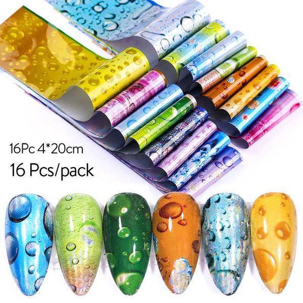 stickers & decals 16 pcs/set holographics nail foil colorful waterdrop patterns transfer diy art decoration, Black
stickers & decals 16 pcs/set holographics nail foil colorful waterdrop patterns transfer diy art decoration, Black