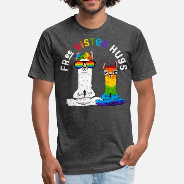 sister hugs llama tee gay pride lgbt rainbow t shirt men custom cotton o neck letters loose new fashion summer style trend shirt
sister hugs llama tee gay pride lgbt rainbow t shirt men custom cotton o neck letters loose new fashion summer style trend shirt