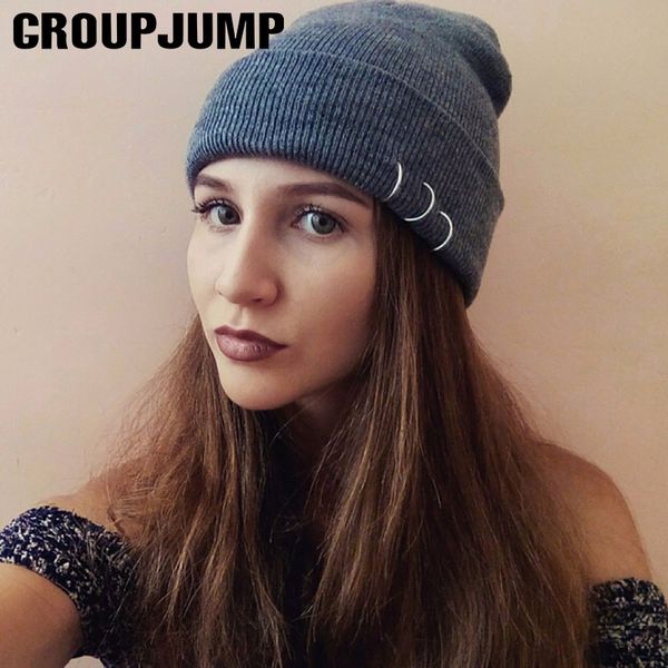 2020 fashion iron ring women winter hat warm knitted hat for women man winter cap knitting skullies beanies female cap, Blue;gray
2020 fashion iron ring women winter hat warm knitted hat for women man winter cap knitting skullies beanies female cap, Blue;gray