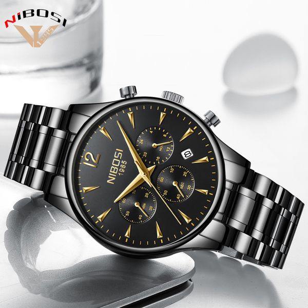 relogio masculino nibosi watches men stainless steel men's wrist watch male clock men waterproof gold quartz, Slivery;brown
relogio masculino nibosi watches men stainless steel men's wrist watch male clock men waterproof gold quartz, Slivery;brown