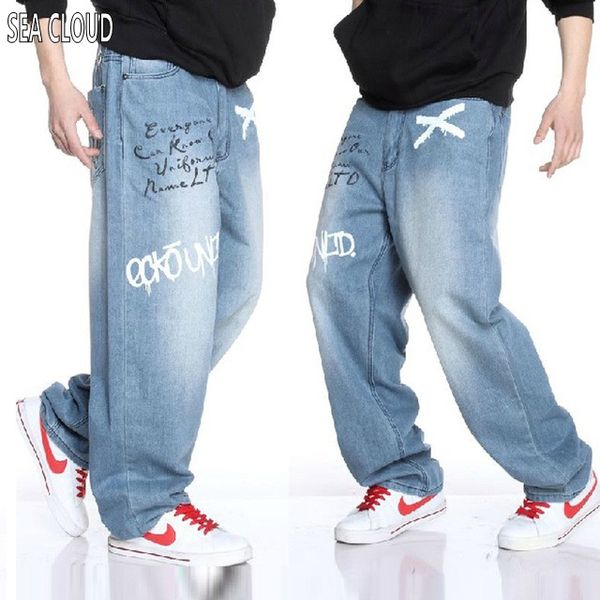 82 male straight hip hop jeans plus size brief hiphop hip-hop casual loose trousers fat long trousers, Blue
82 male straight hip hop jeans plus size brief hiphop hip-hop casual loose trousers fat long trousers, Blue