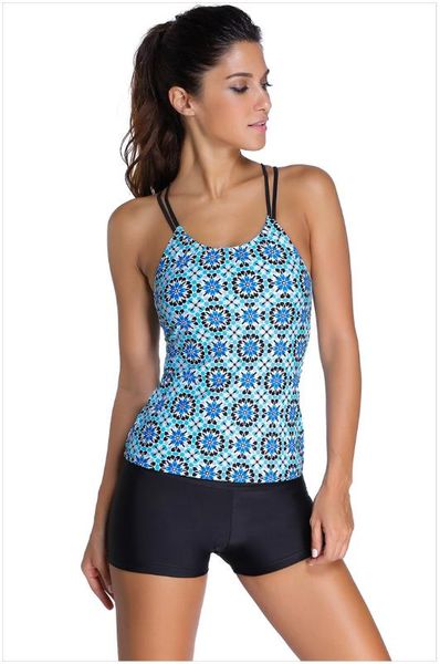new 2020 women summer beach wear black blue print swimsuit swimwear tankini and bottom 2 pieces sets bathing suits 41999, White;black
new 2020 women summer beach wear black blue print swimsuit swimwear tankini and bottom 2 pieces sets bathing suits 41999, White;black