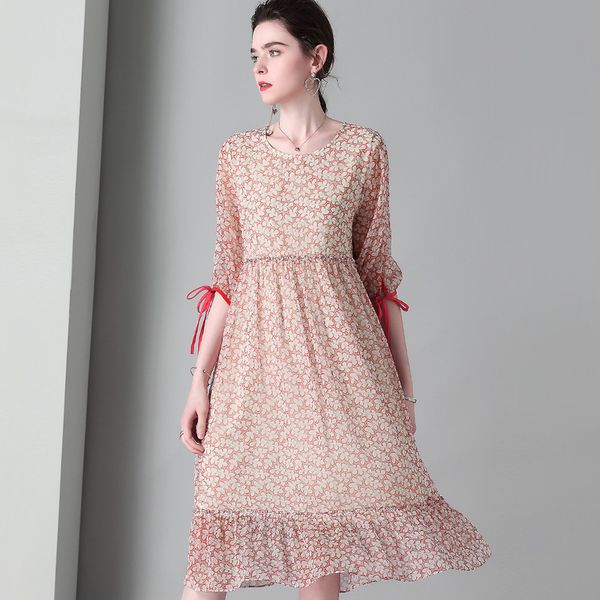 pink lace floral silk dresses women natural 2020 summer brand long casual office work beach dress plus size dropship, Black;gray
pink lace floral silk dresses women natural 2020 summer brand long casual office work beach dress plus size dropship, Black;gray